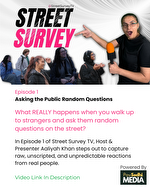 “Strangers. Random questions. Zero script. The...